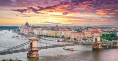 An aerial view of the city of Budapest. (Shutterstock Photo)