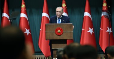 President Recep Tayyip Erdoğan speaks to the media in Ankara, Türkiye, June 2, 2025. (AA Photo)