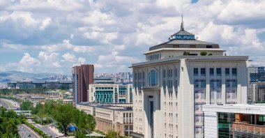 A view of the Justice and Development Party (AK Party) headquarters, in the capital Ankara, Türkiye, June 23, 2019. (Shutterstock Photo)