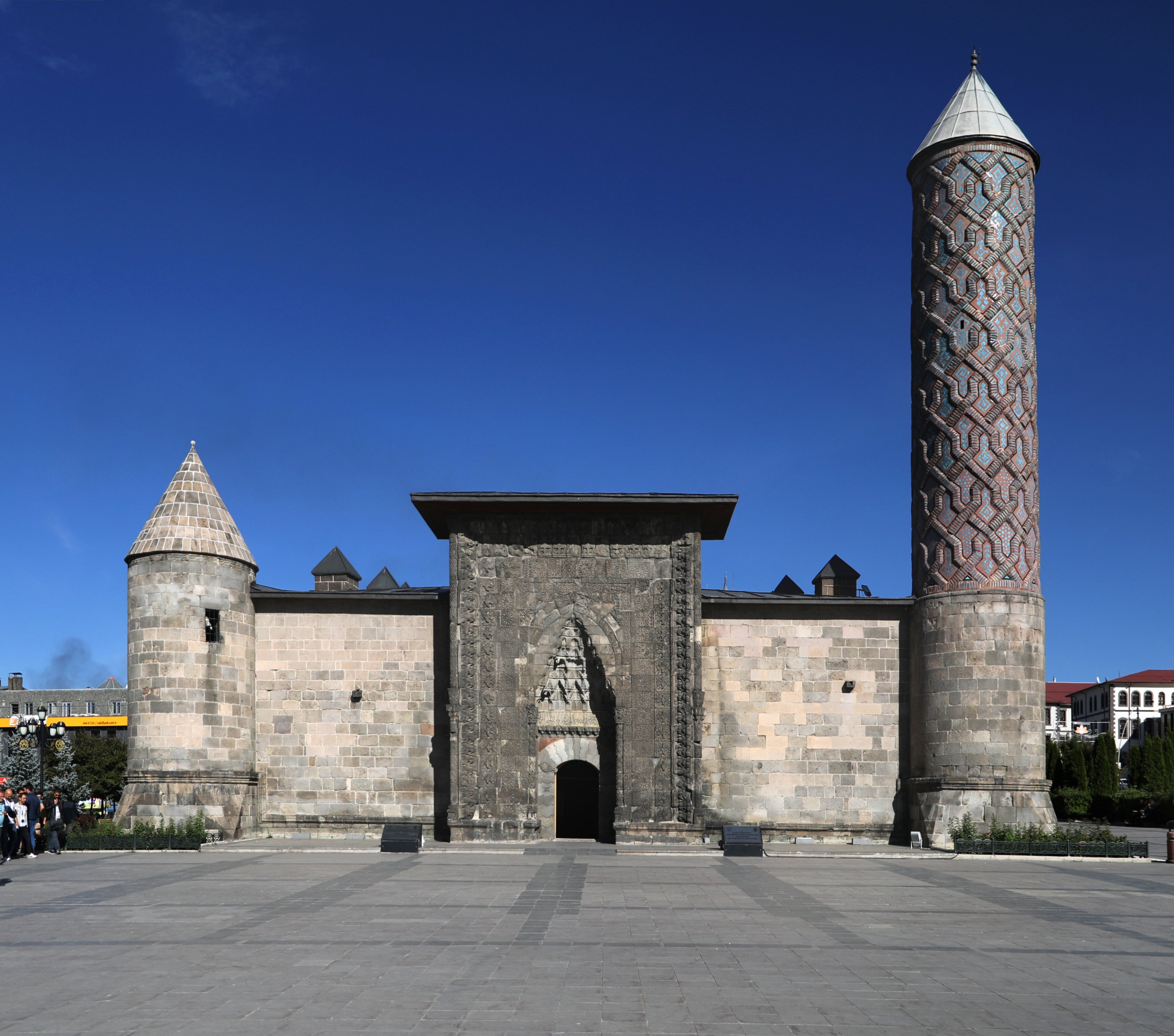 A general view of the Yakutiye Madrasa. (Wikipedia Photo)