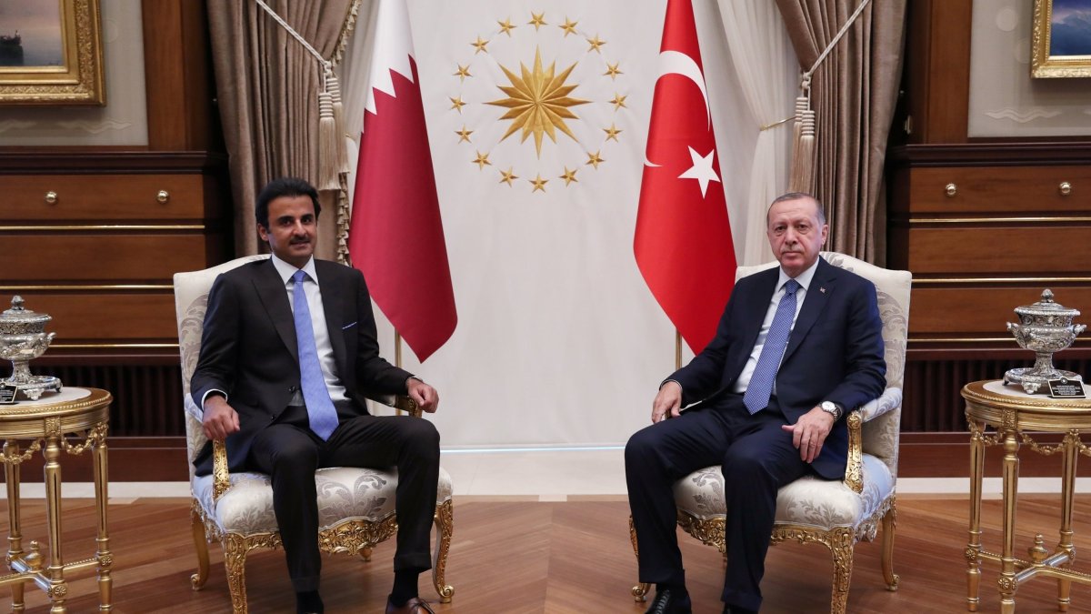 President Erdoğan, Qatari emir discuss Iran-Israel developments