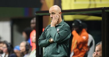 Chelsea head coach Enzo Maresca reacts during the FIFA Club World Cup 2025 group D match between Chelsea FC and Los Angeles Football Club, Atlanta, U.S., June 16, 2025. (AFP Photo)