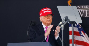 U.S. President Donald Trump wears a &#039;Make America Great Again&#039; (MAGA) hat as he attends the commencement ceremony at West Point Military Academy in West Point, New York, U.S., May 24, 2025. (Reuters File Photo)