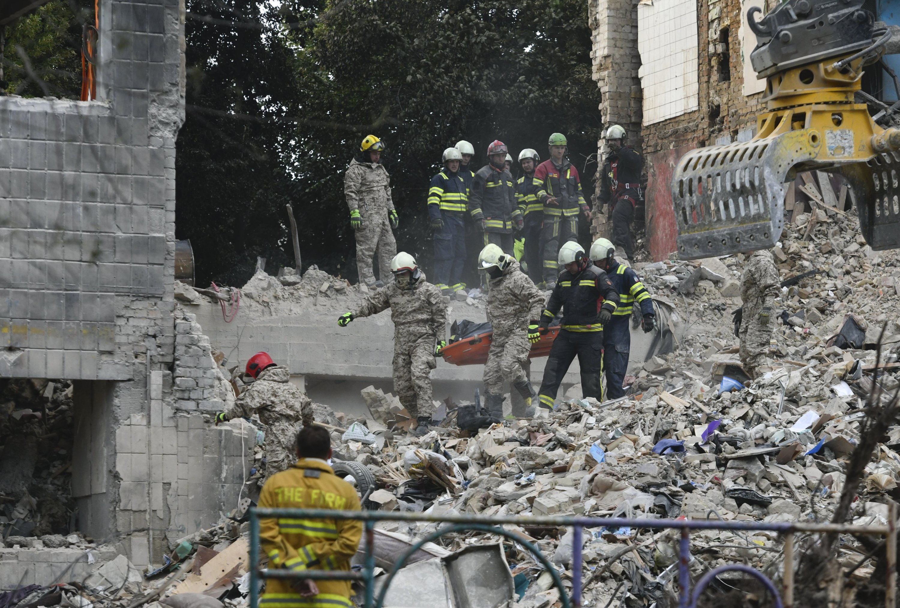 Bodies in rubble push death toll from Russian strike in Kyiv to 28