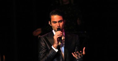 Matteo Bocelli performs at Queen Elizabeth Theatre, Toronto, Ontario, Canada, Dec. 5, 2024. (Getty Images)