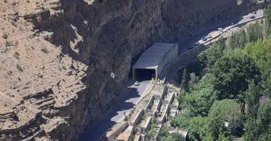 A view of the Chalus Road, which connects Tehran and Karaj to the country's Caspian Sea coast, June 1, 2025. (AFP Photo)
