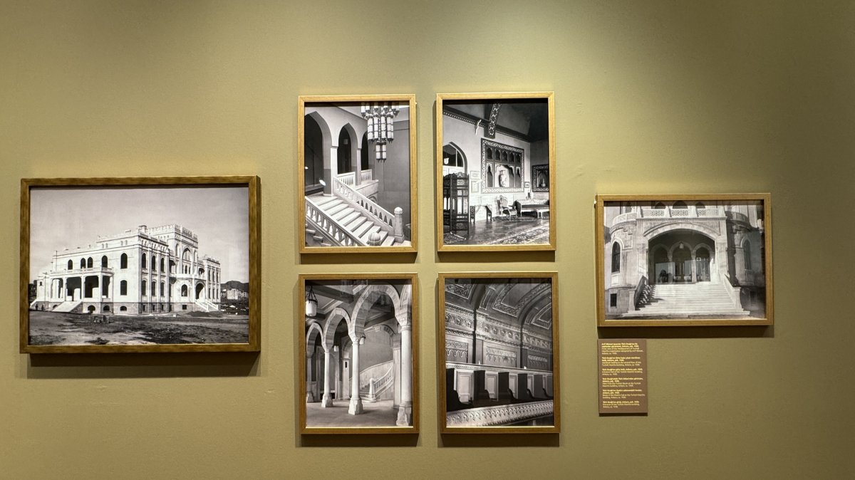 Photographs by Arif Hikmet Koyunoğlu on display at the &quot;Photography Studio of An Adventurous Architect: Arif Hikmet Koyunoğlu 1893-1982&quot; exhibition, Istanbul, Türkiye, June 18, 2025. (AA Photo)