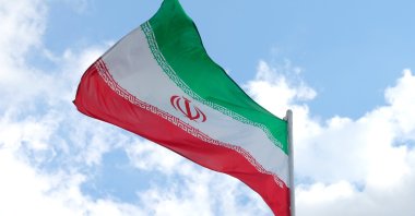 The Iranian national flag flutters at the Iranian Embassy, Kuala Lumpur, Malaysia, June 17, 2025. (EPA Photo)