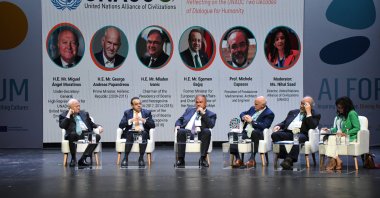 Panelists at the “From Knowledge to Action” forum in Tirana, Albania, June 19, 2025. (AA Photo)