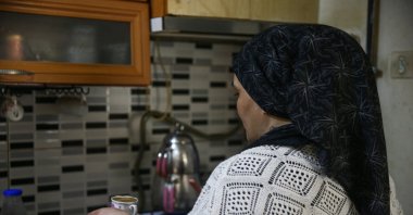 N.S., mother of four and recovery coach at Yeşilay, shares her journey from addiction to helping others rebuild their lives, Bursa, Türkiye, June 12, 2025. (AA Photo)