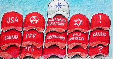 &quot;The upcoming NATO summit in The Hague is likely to become a stage for European allies to reassure Trump that they are willing to do more – both financially and militarily – in order to maintain American military presence on the continent and mitigate the risk of pullback of the U.S.&quot; (Illustration by Erhan Yalvaç)