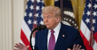 U.S. President Donald Trump speaks during a signing ceremony at the White House, Washington, U.S., June 12, 2025. (DHA Photo)