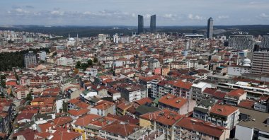 Residential buildings and business towers are seen Kağıthane and Sarıyer districts in Istanbul, Türkiye, May 30, 2025. (Reuters Photo)