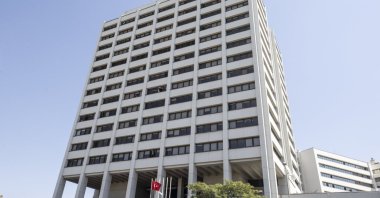 The headquarters of the Central Bank of the Republic of Türkiye (CBRT), Ankara, Türkiye, July 28, 2022. (AA Photo)