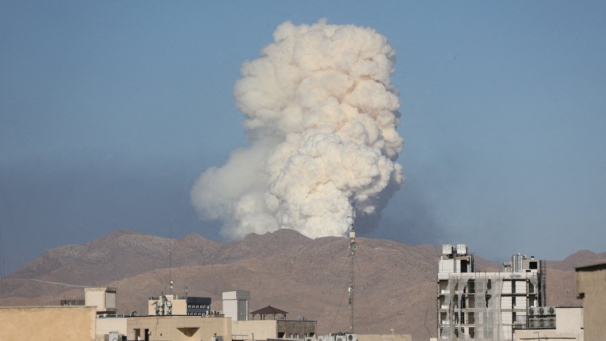 Smoke rises following an Israeli attack, Tehran, Iran, June 18, 2025. (Reuters Photo)