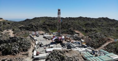 The Gabar oil production field is expanding, with 114 production wells so far, Gabar Mountains, Şırnak, Türkiye, June 6, 2025. (IHA Photo)