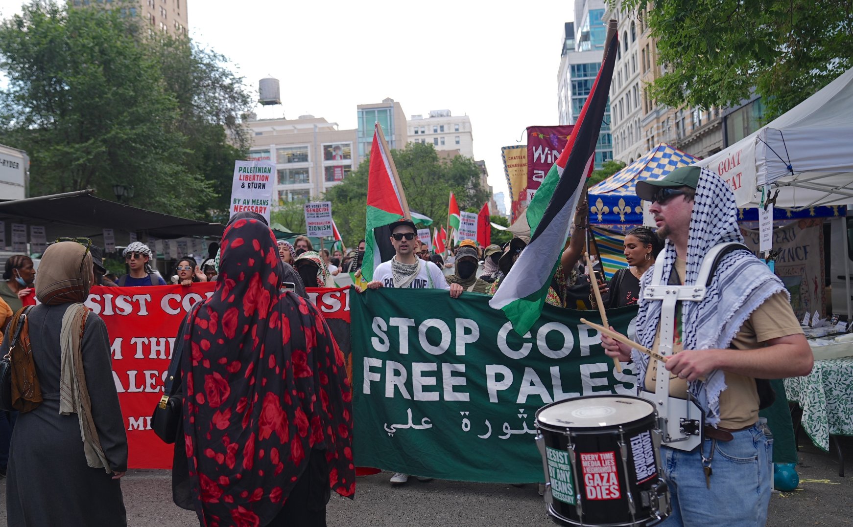 Protesters in NYC blame Trump for Middle East unrest | Daily Sabah