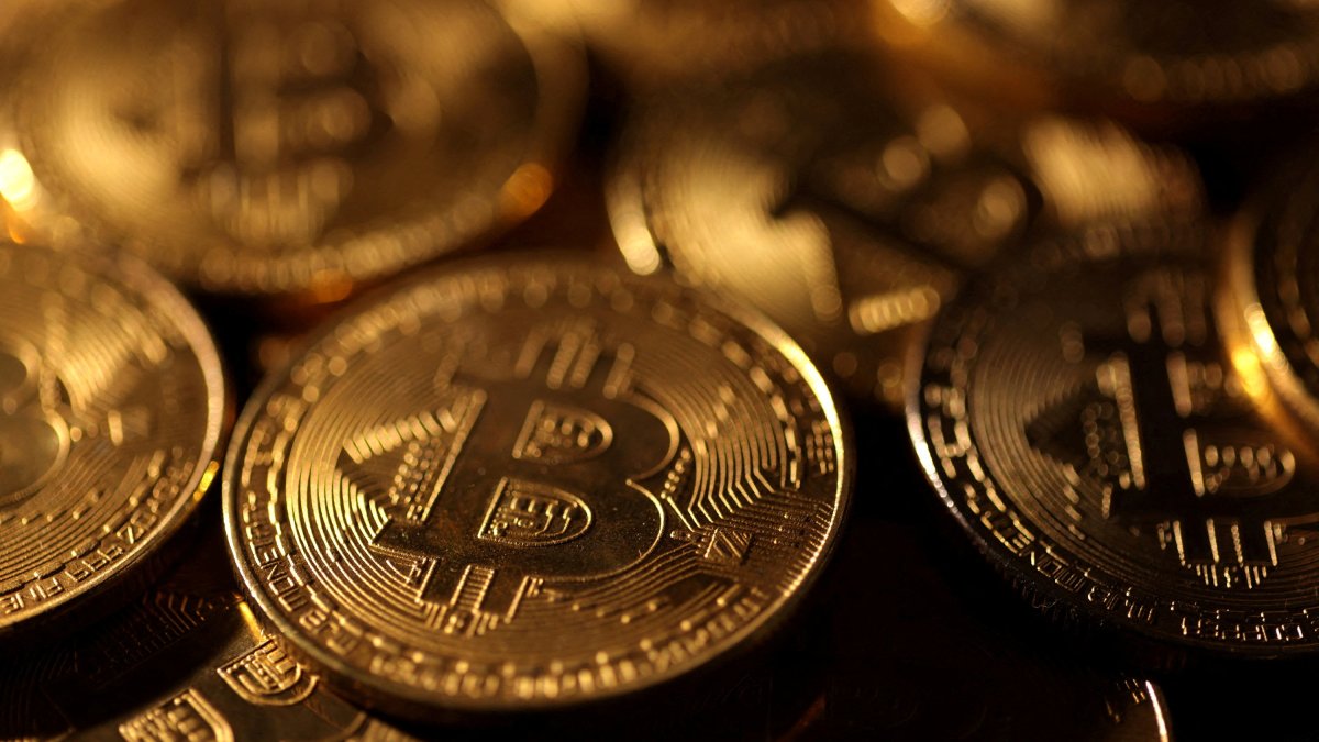 Representations of cryptocurrency Bitcoin are seen in this illustration taken on Nov. 25, 2024. (Reuters Photo)