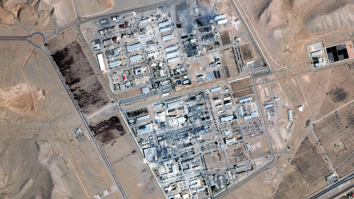 This handout satellite photo obtained from Planet Labs PBC shows the Isfahan nuclear enrichment facility after U.S. strikes, Isfahan, central Iran, June 23, 2025. (AFP Photo)