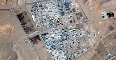 This handout satellite photo obtained from Planet Labs PBC shows the Isfahan nuclear enrichment facility after U.S. strikes, Isfahan, central Iran, June 23, 2025. (AFP Photo)