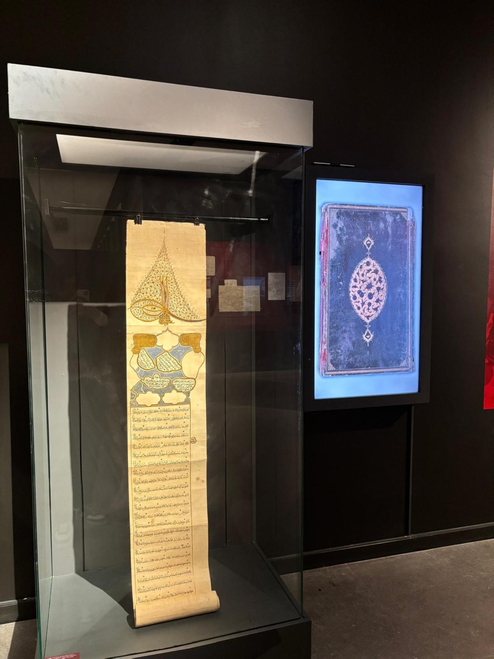 The artworks on display at the