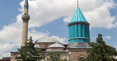 A general view of the green dome, known as Kubbe-i Hadra, Konya, Türkiye, June 3, 2025. (AA Photo)