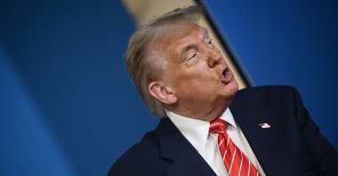 U.S. President Donald Trump speaks during a NATO meeting in The Hague, Netherlands, June 25, 2025. (Reuters Photo)