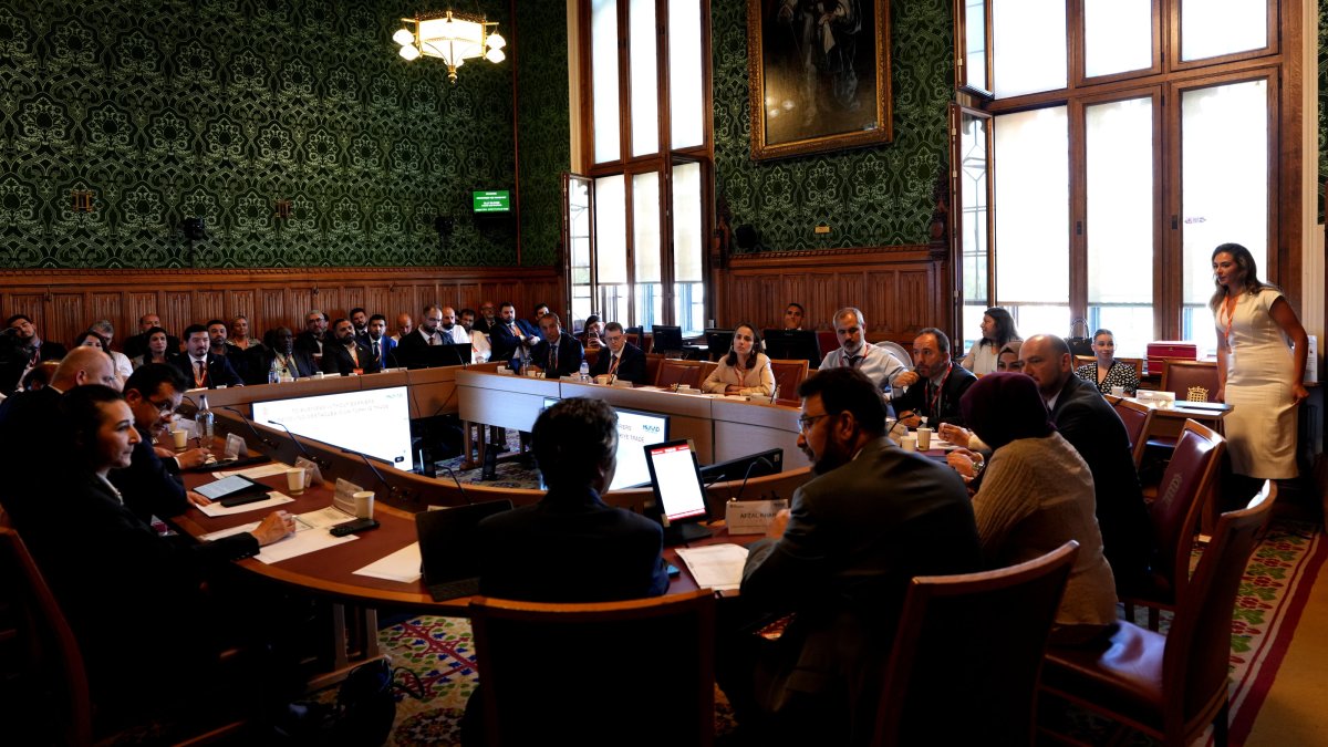 Attendees are seen at the &quot;Business Without Barriers: Removing Obstacles in U.K.-Türkiye Trade&quot; roundtable, London, U.K., June 25, 2025. (AA Photo)