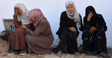 Palestinian women mourn the death of loved ones killed by Israel, in Gaza City, Palestine, June 26, 2025. (AFP Photo)