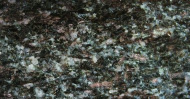 A close-up view of metagabbroic rocks from the Nuvvuagittuq greenstone belt in Nunavik, Quebec, Canada, that are 4.16 billion years old is seen in this photograph released on June 26, 2025. (Jonathan O&#039;Neil/Handout via Reuters)