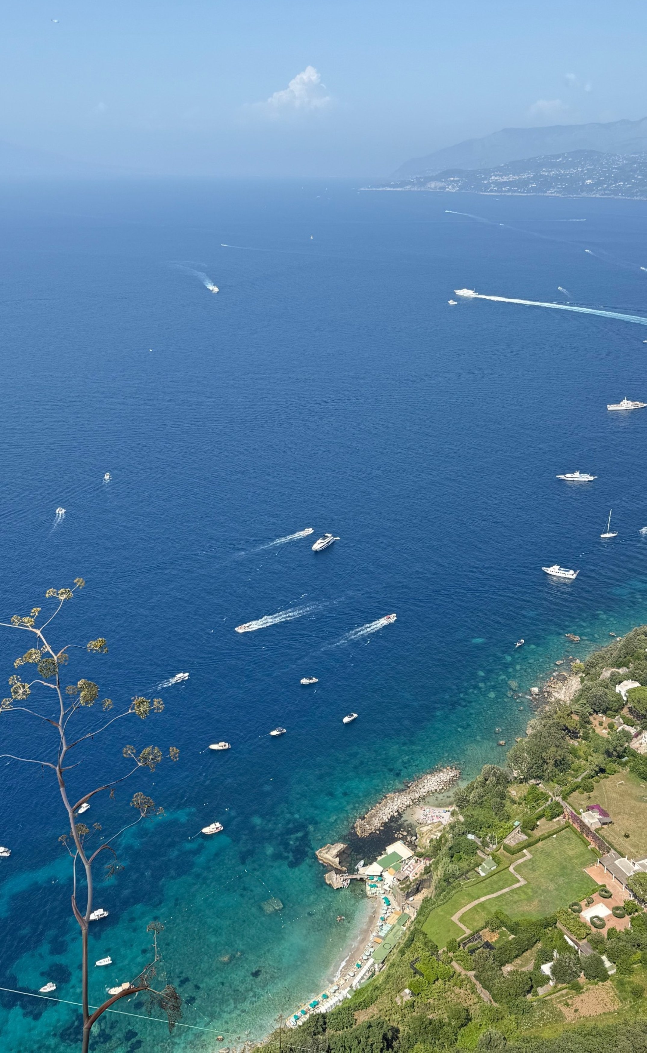 A general view of Capri island, Italy, June 10, 2025. (Photo by İlker Topdemir)