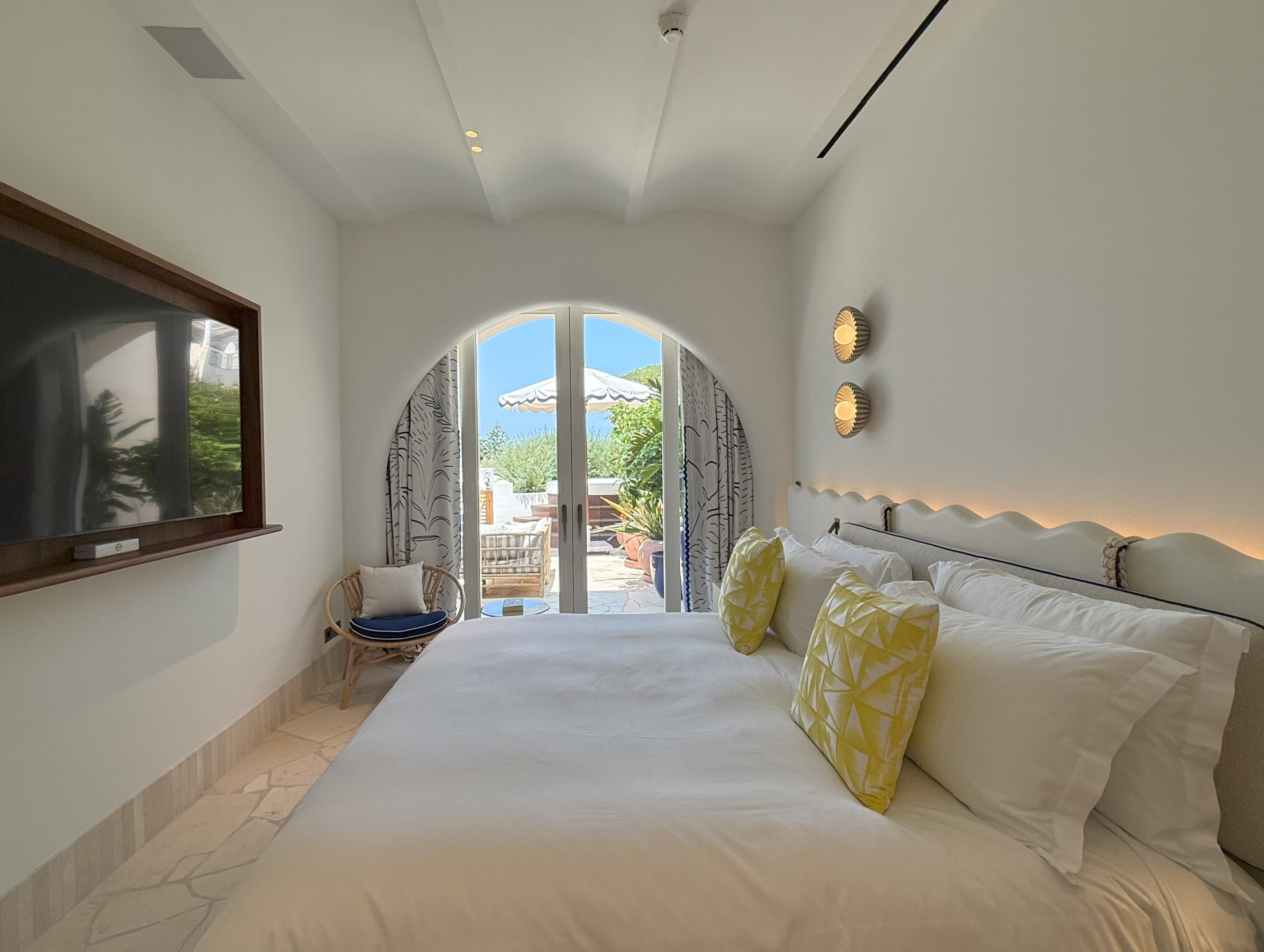 Interior of a room at Capri Palace, Capri, Italy. (Courtesy of Capri Palace)