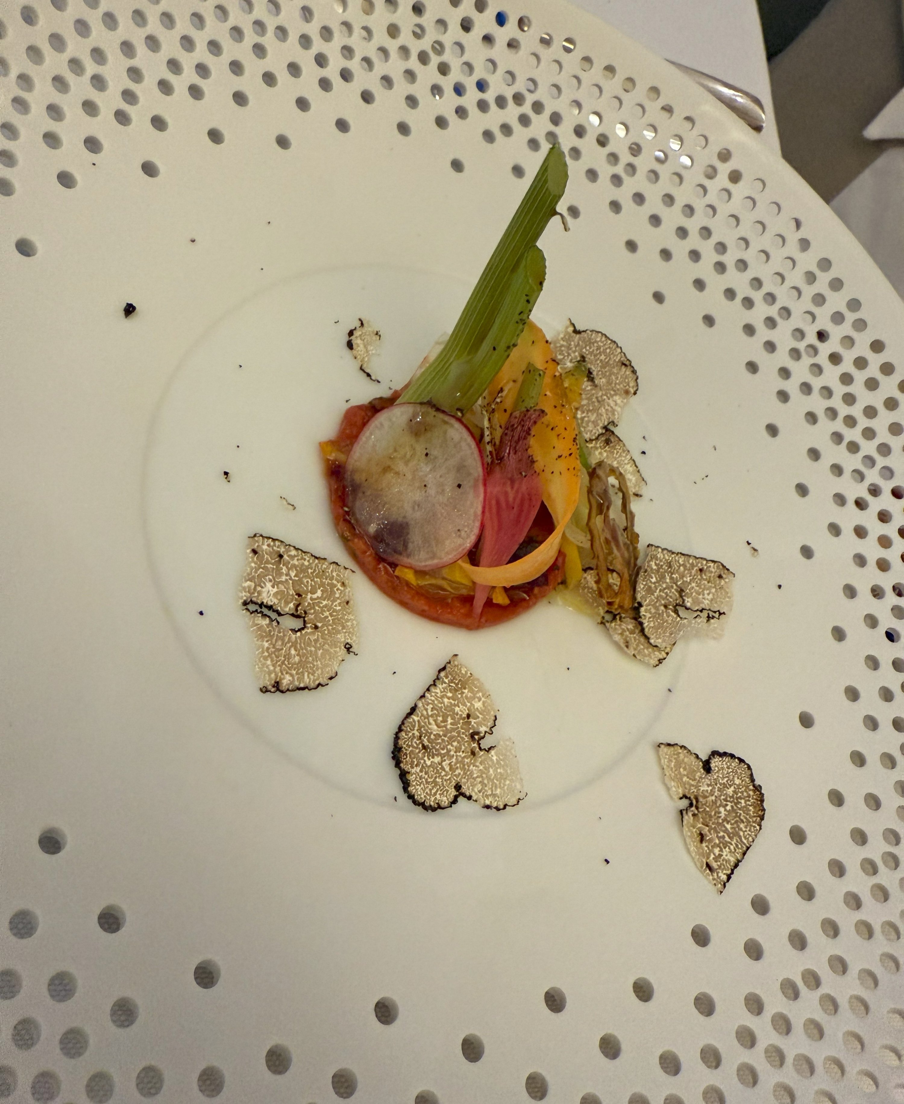 Fine dining served at L’Olivo Restaurant, Capri, Italy, June 9, 2025. (Photo by İlker Topdemir)