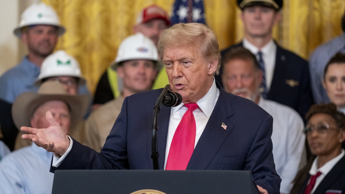 U.S. President Donald Trump speaks during the "one, big, beautiful event" in the White House, Washington, U.S., June 26, 2025. (EPA Photo)