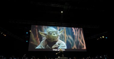 “Star Wars: The Empire Strikes Back in Concert” performed at Harbiye Cemil Topuzlu Open-Air Theater, Istanbul, Türkiye, June 27, 2025. (AA Photo)