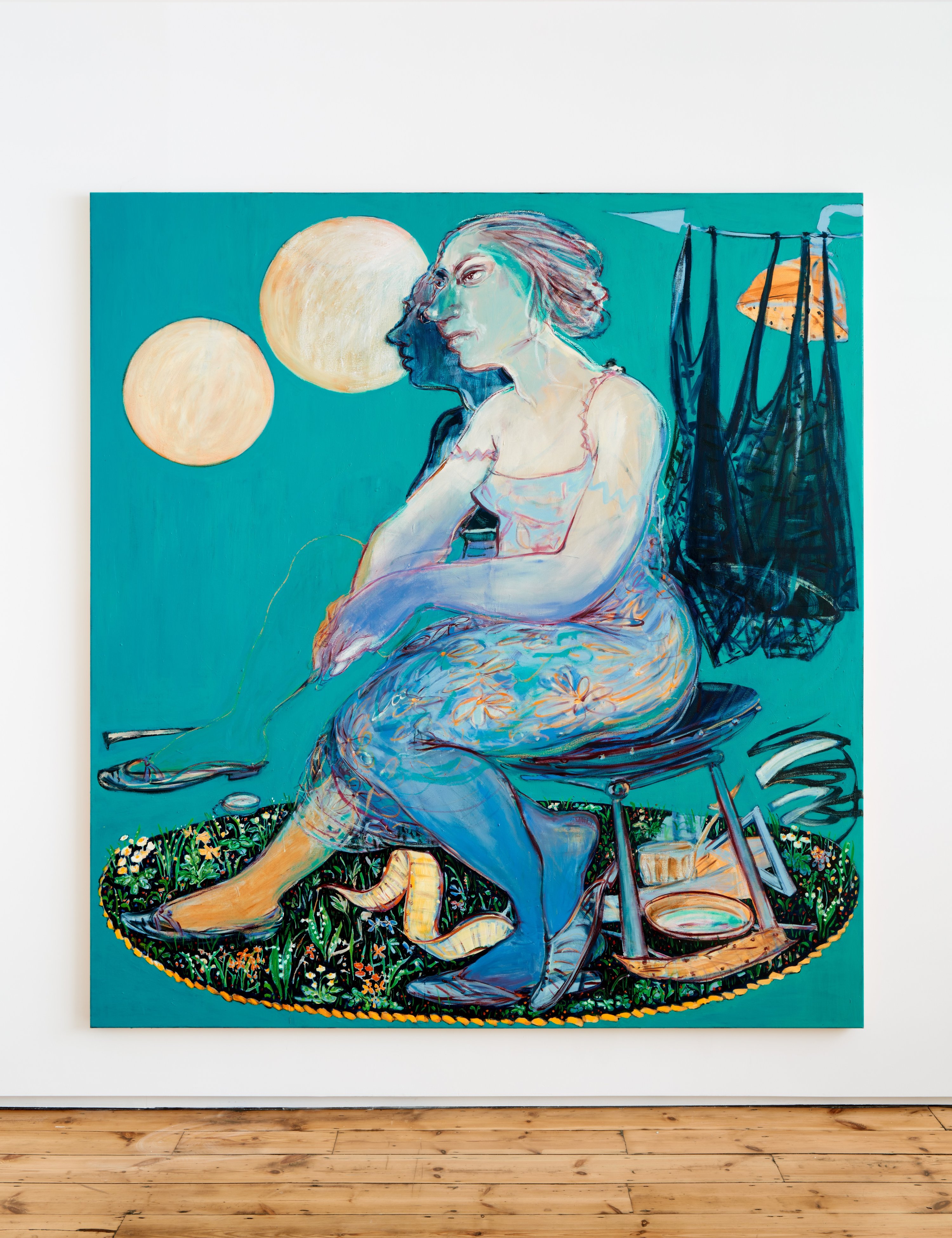 A painting titled