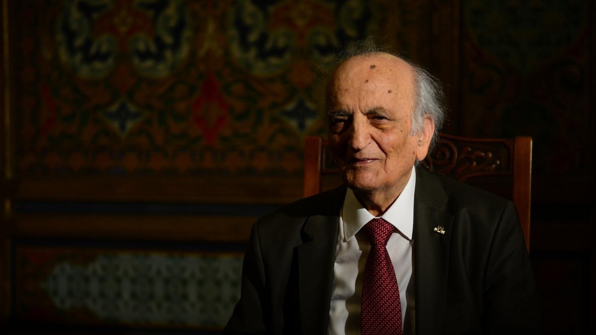 Fuat Sezgin, renowned historian of science. (Courtesy of Governor of Istanbul)