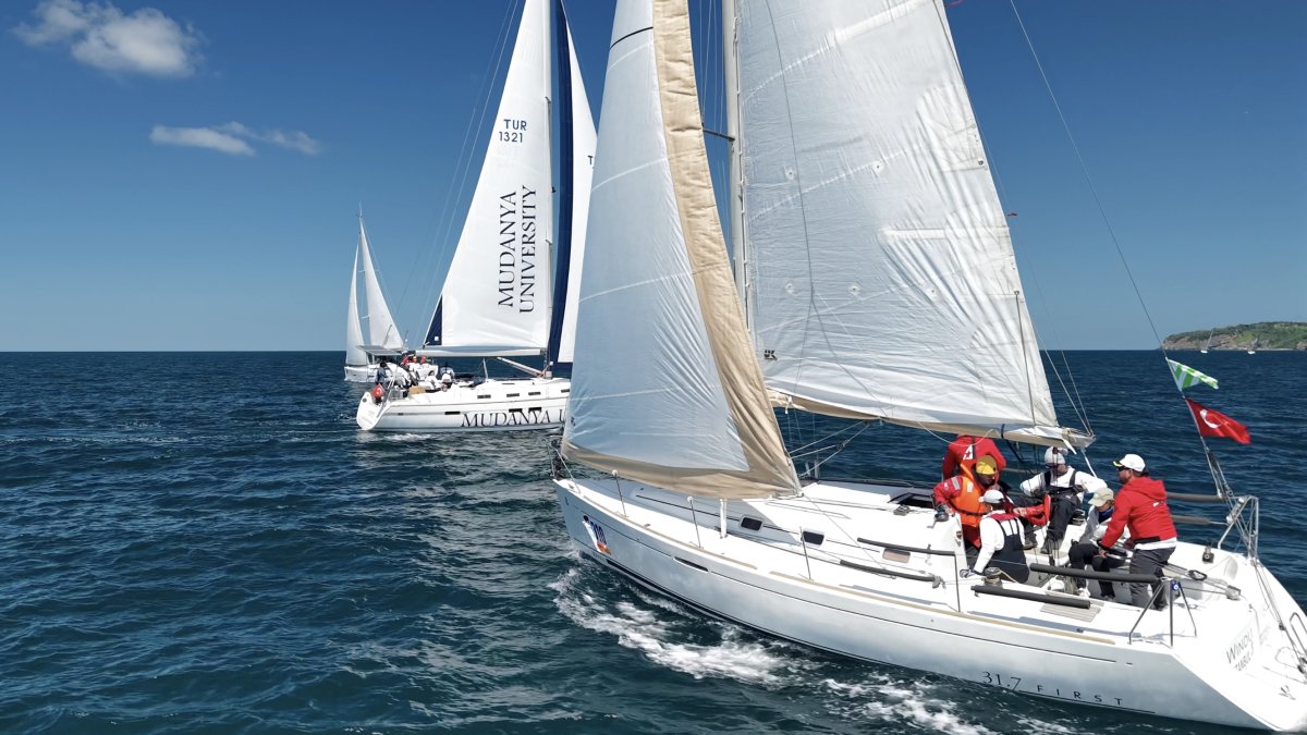 Sailors in action during the 6th Presidential International Yacht Races, Samsun Kurtuluş Cup leg, Samsun, Türkiye, May 14, 2025. (Courtesy of Sail Türkiye Racing)