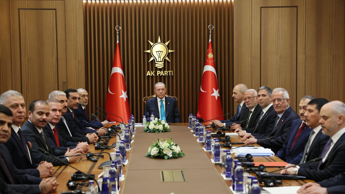 President Erdoğan meets Iraqi parliament speaker in Ankara
