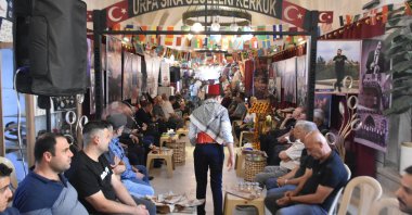 In the historic city of Kirkuk, a unique cafe called &quot;Urfa Sıra Geceleri&quot; (&quot;Urfa Sıra Nights&quot;) has opened its doors, Kirkuk, Iraq, June 21, 2025. (AA Photo)