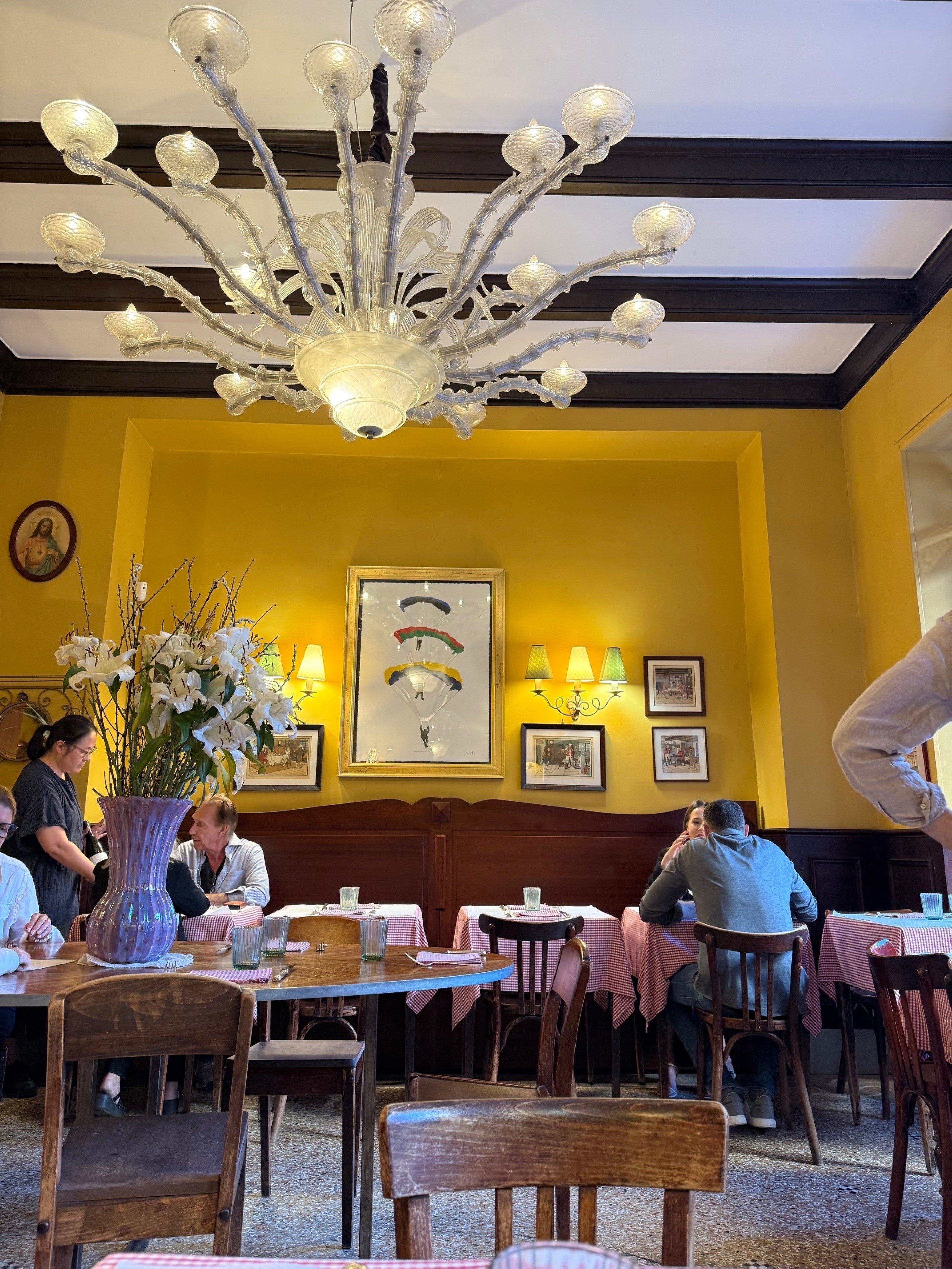 A general view of the restaurant Davia, Nice, France, May 22, 2025. (Photo by Derya Taşbaşı)