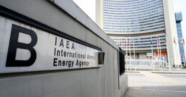 An exterior view of the IAEA headquarters in Vienna, Austria, June 23, 2025. (EPA Photo)