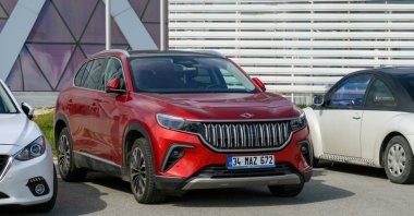A Togg T10X electric SUV is seen parked in a public parking lot, Eskişehir, central Türkiye, April 26, 2024. (Shutterstock Photo)