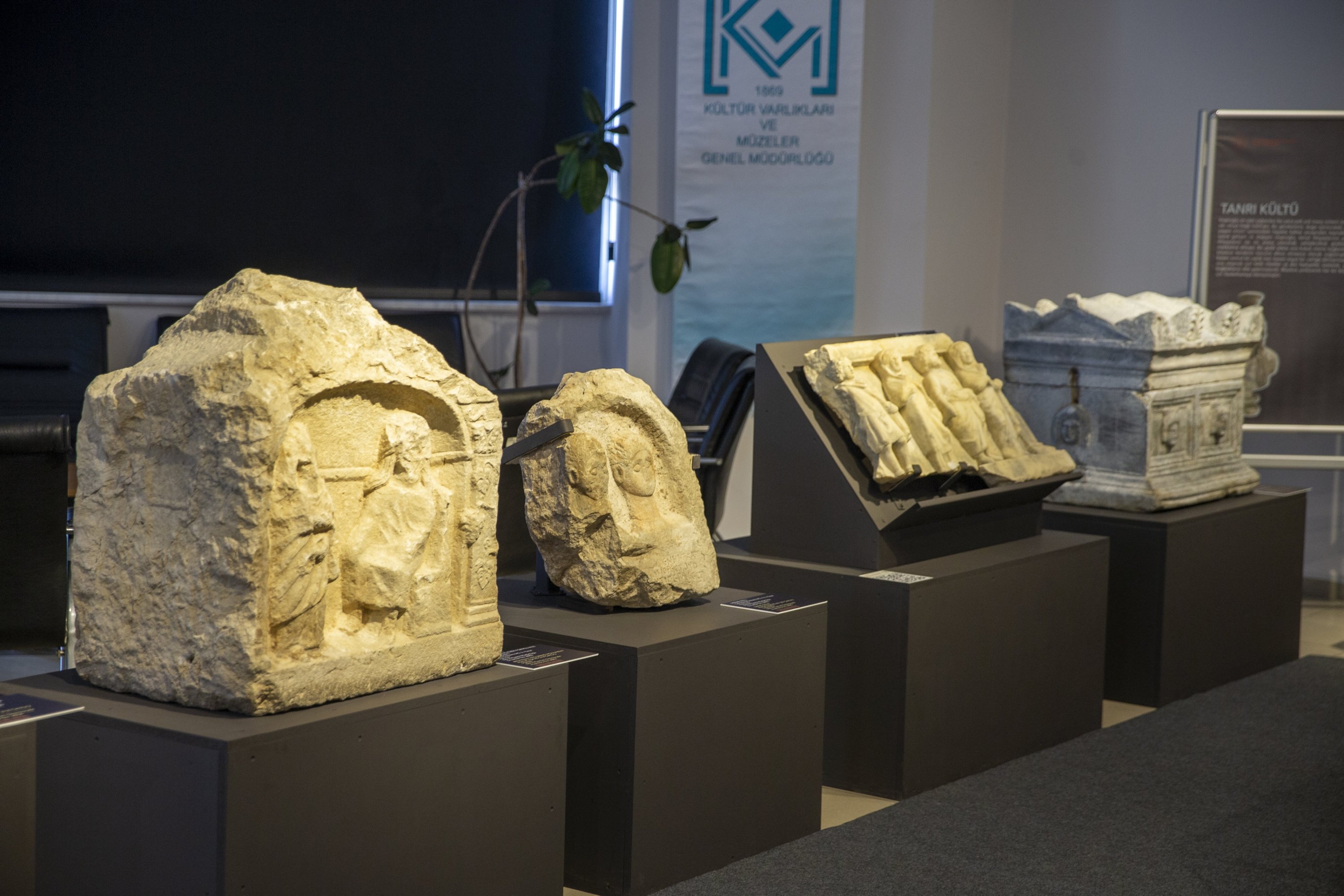Rare artifacts on display at Bolu Museum, Bolu, northern Türkiye, July 2, 2025. (AA Photo)