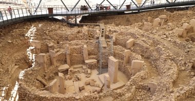 A general view of an excavation site is seen in Göbeklitepe in the southeastern province of Şanlıurfa, southeastern Türkiye, June 26, 2025. (AA Photo)