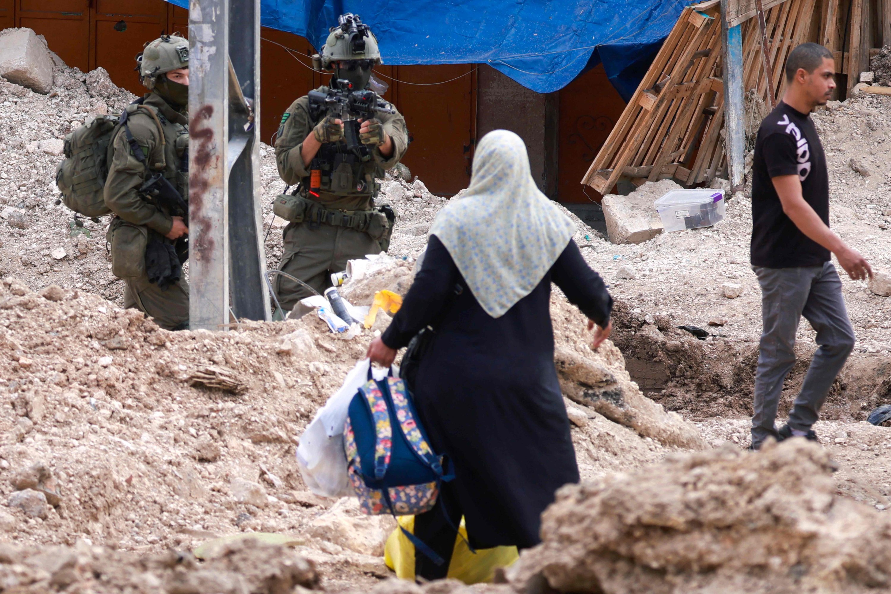 West Bank fears exodus as Israeli dozers plough through camps