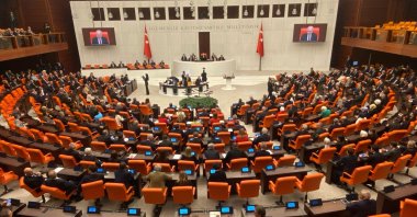An undated archive photo shows Parliament in session, Ankara, Türkiye. (DHA Photo)
