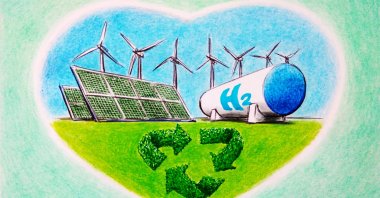 &quot;Today, Türkiye ranks first in Europe and fourth globally in terms of solar panel production capacity, and fifth in Europe in wind turbine component manufacturing.&quot; (Illustration by Erhan Yalvaç)
