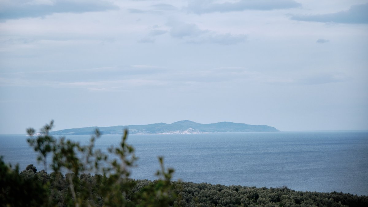 An undated photo showing a view of Imrali island where Abdullah Öcalan is incarcerated, Bursa, northwestern Türkiye. (Shutterstock Photo)