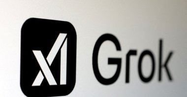 The xAI and Grok logos are seen in this illustration from Feb. 16, 2025. (Reuters Photo)